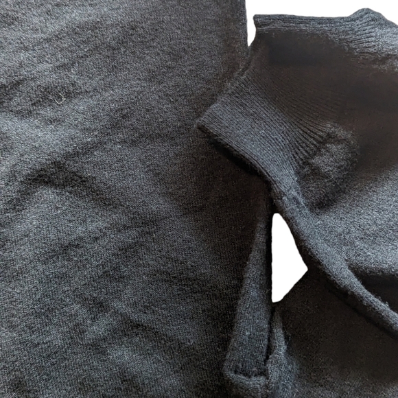 Maison Jules puff long sleeve soft deep black knit pullover sweater NWT sz XXL - Picture 5 of 12